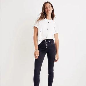 SOLD Madewell 9 High Rise Skinny 26 Black
